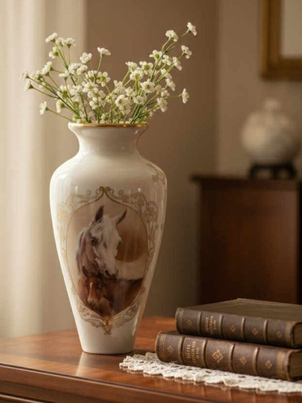Horses vase